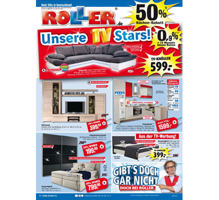 Hier finden Sie alle aktuellen Prospekte von Roller Möbelhaus ROLLER