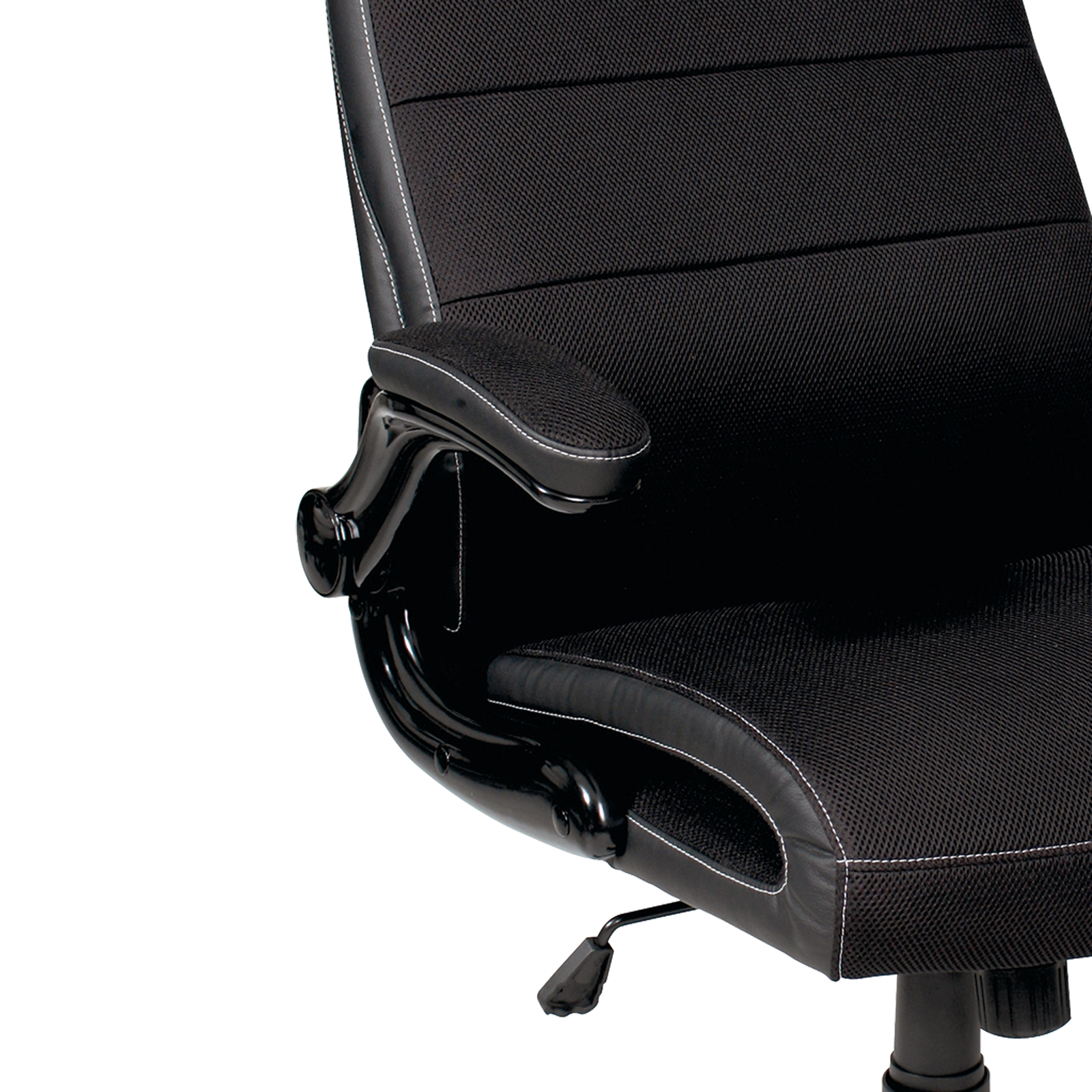 Bürostuhl - schwarz - höhenverstellbar