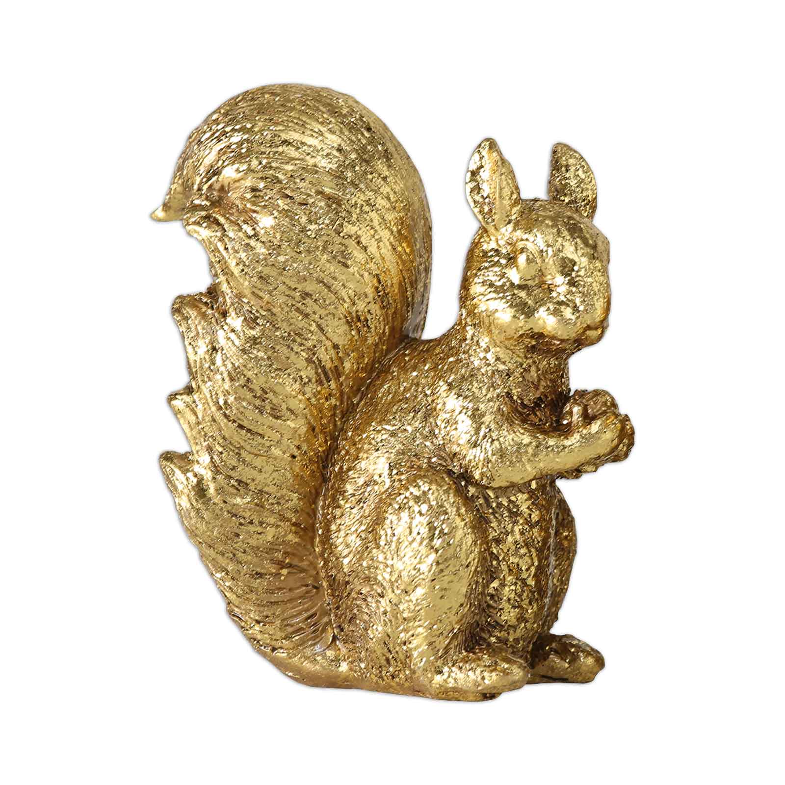 Dekofiguren - goldfarben - Kunstharz
