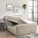 Boxspringbett - cremeweiß - H2 - 180x200 cm