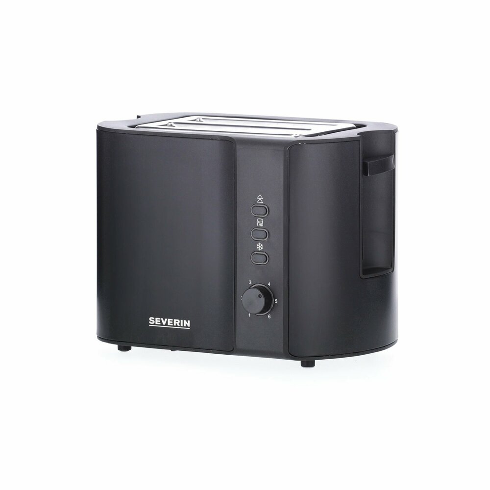 SEVERIN Toaster KA 9552 schwarz Edelstahl 2 Scheiben 800 W