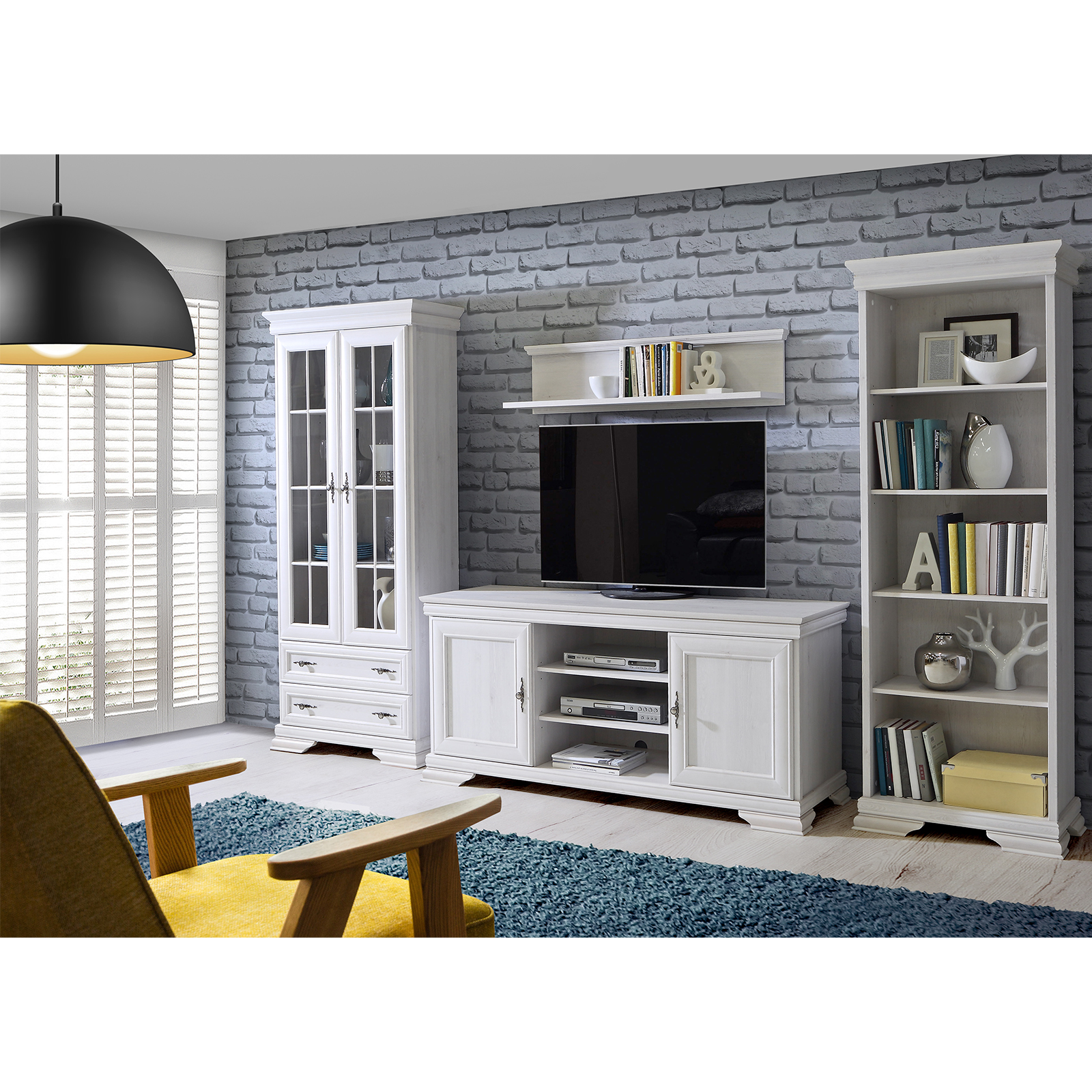 Wandboard - Schneeeiche - 151 cm