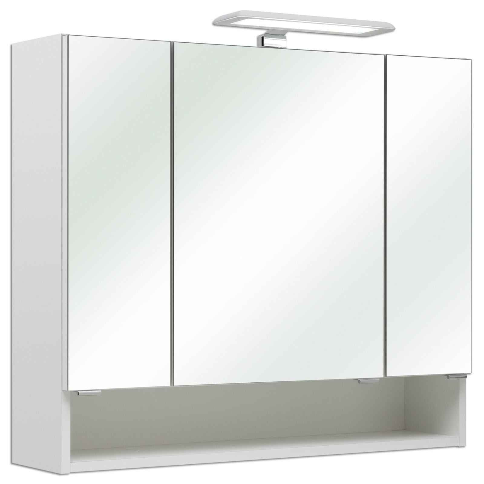 Spiegelschrank - weiß - mit Beleuchtung - 0287000800 | Online bei