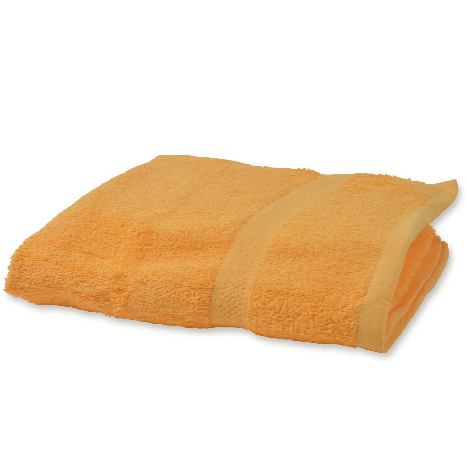 Duschtuch - Baumwolle - orange - 65x130 cm