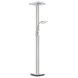 LED-Deckenfluter AVIGNON - Chrom - eckiger Schirm