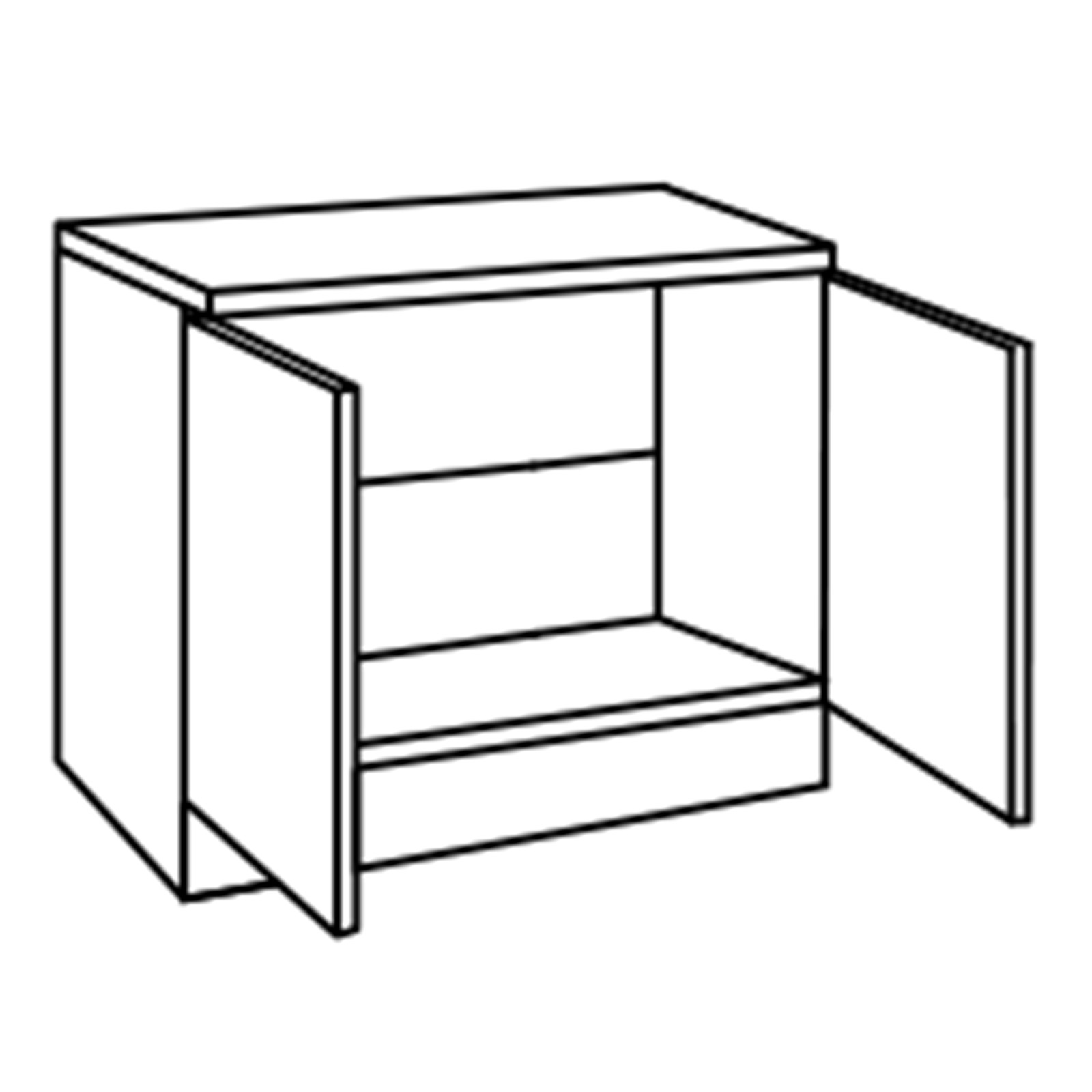Spülenunterschrank - anthrazit-Sonoma Eiche - 100 cm breit