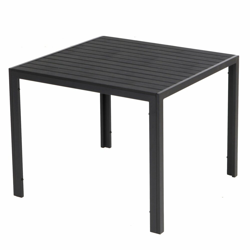 Gartentisch schwarz Polywood 90x90 cm Online bei ROLLER kaufen