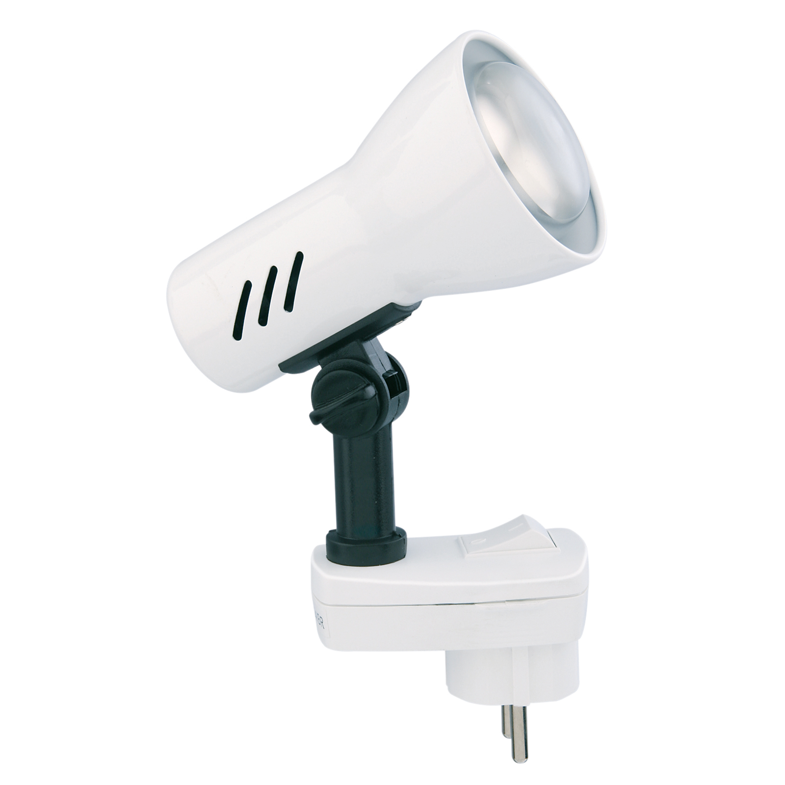 Steckdosenlampe - weiß - 1-flammig
