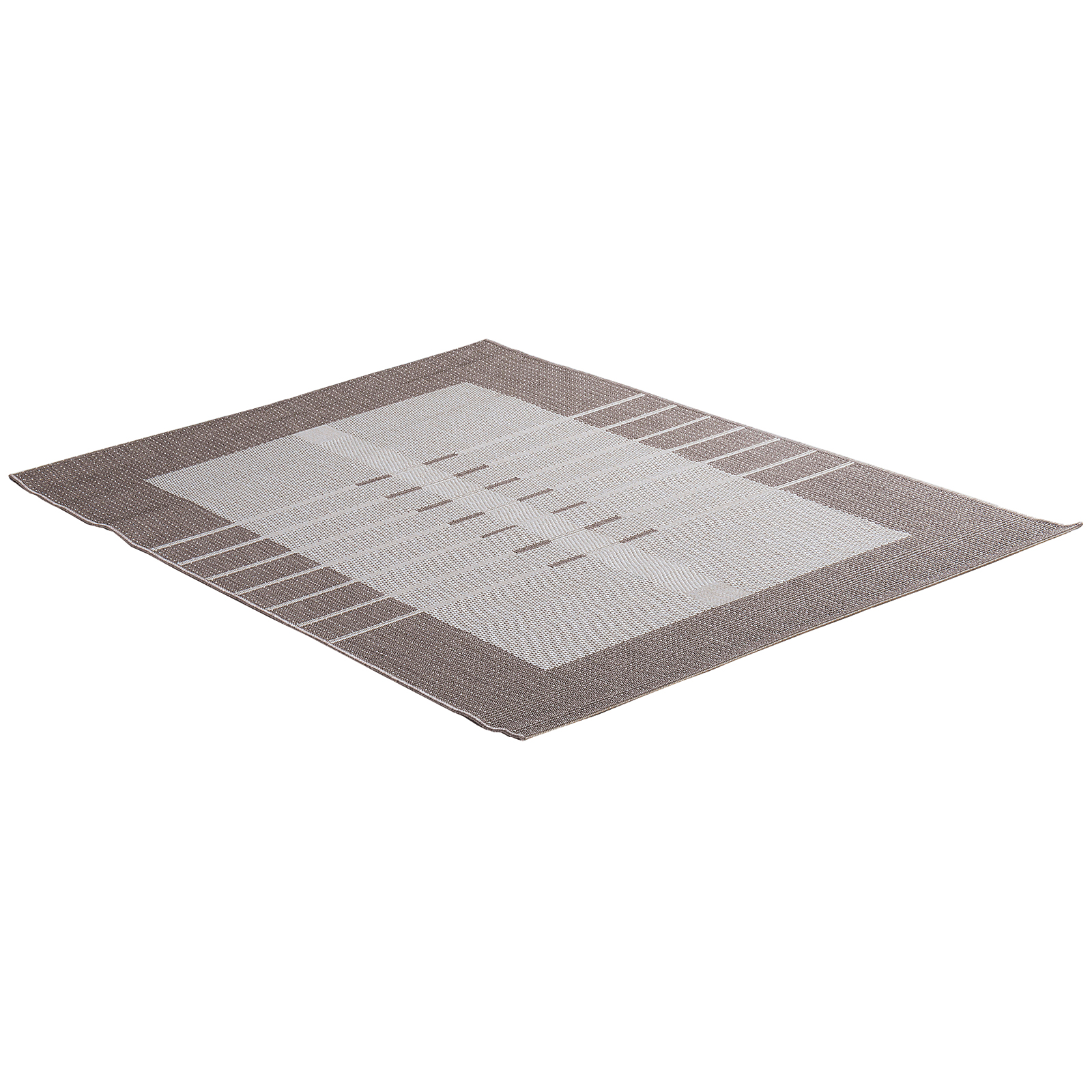 In-/Outdoorteppich - ecru-taupe - 60x110 cm