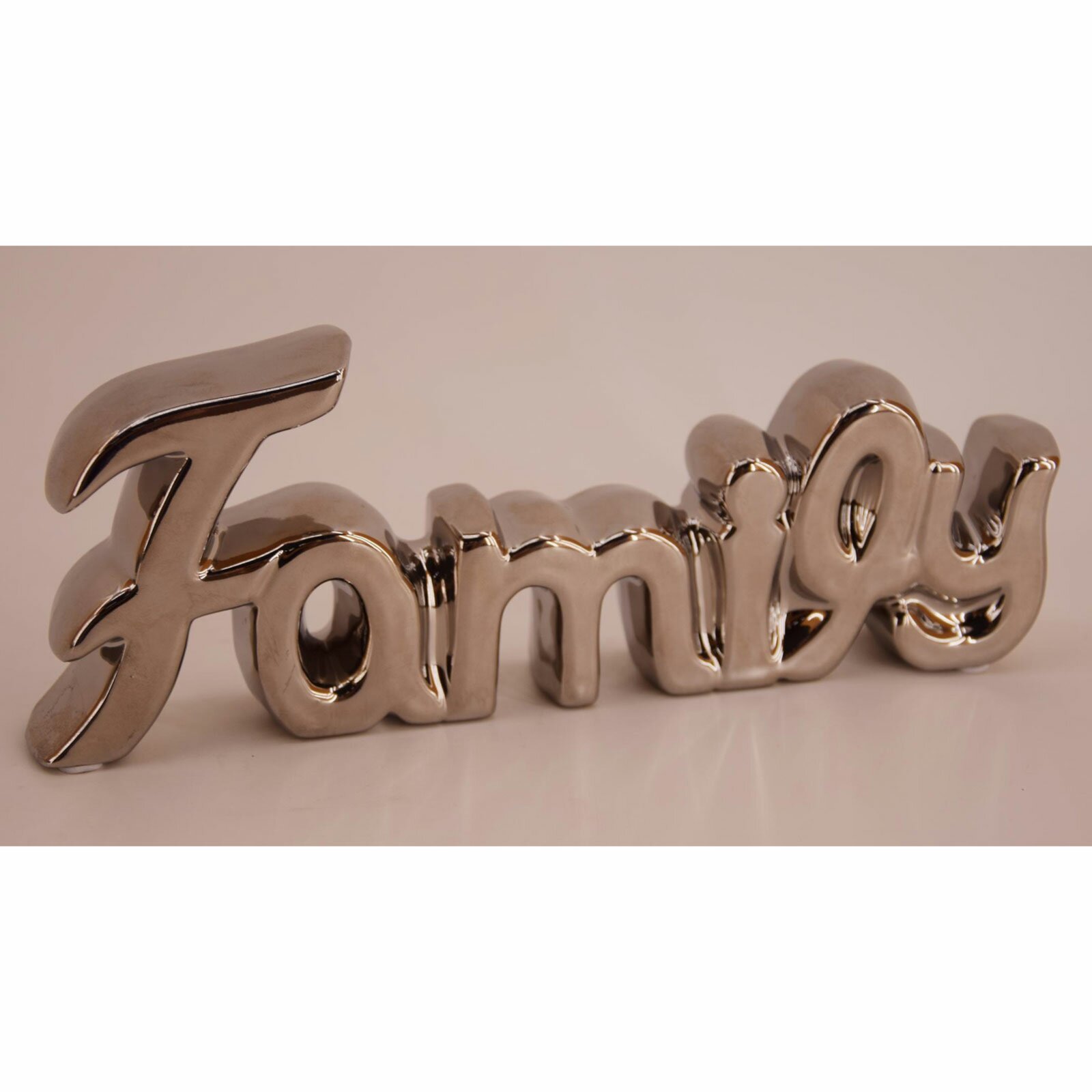 | Keramik Schriftzug silber - ROLLER FAMILY bei Deko Online - kaufen