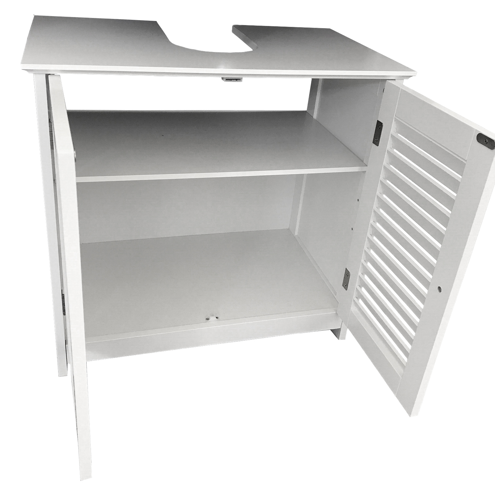 Waschbeckenunterschrank - weiß - 60 cm breit