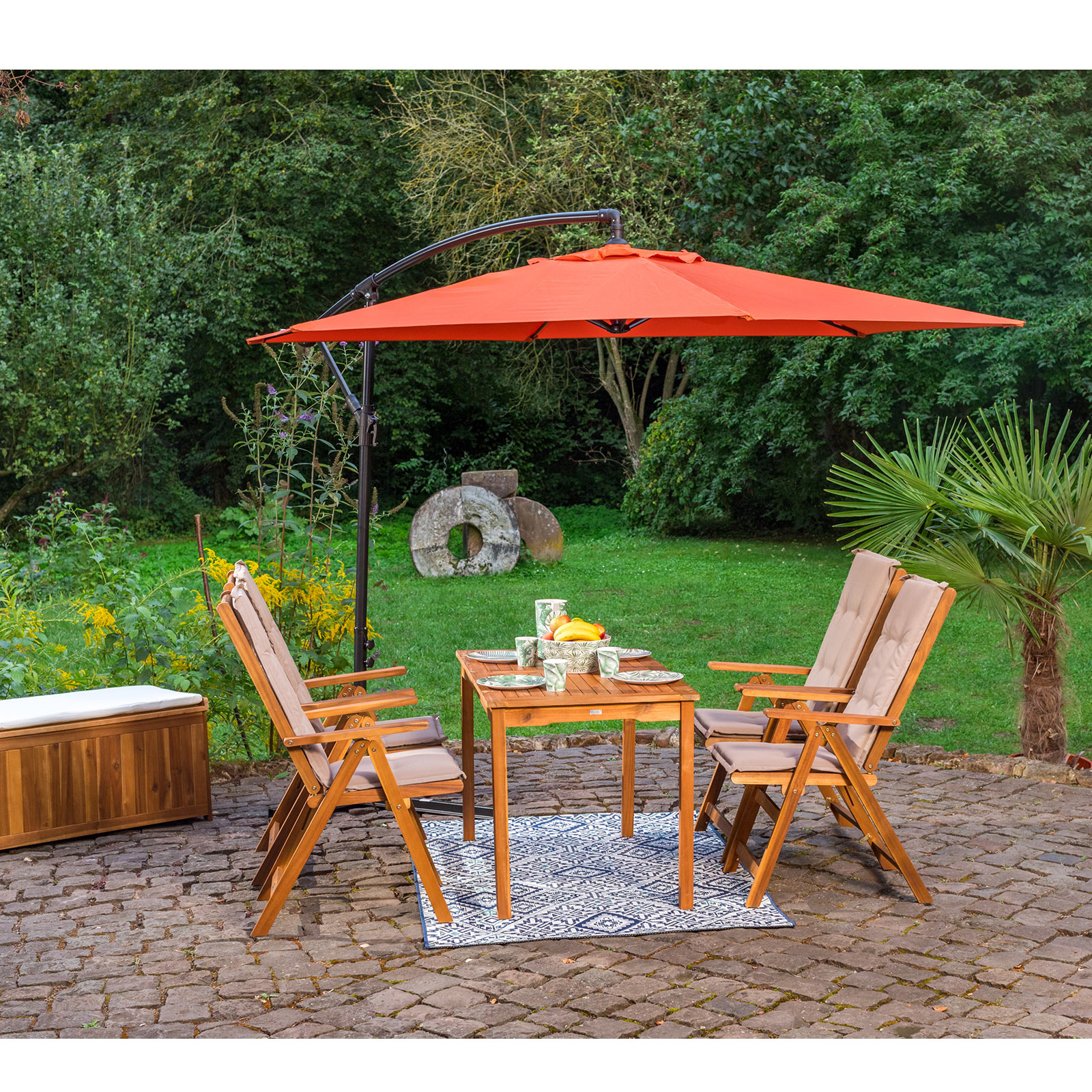 Gardiola Klappstuhl - Akazie massiv - verstellbar | Online bei ROLLER