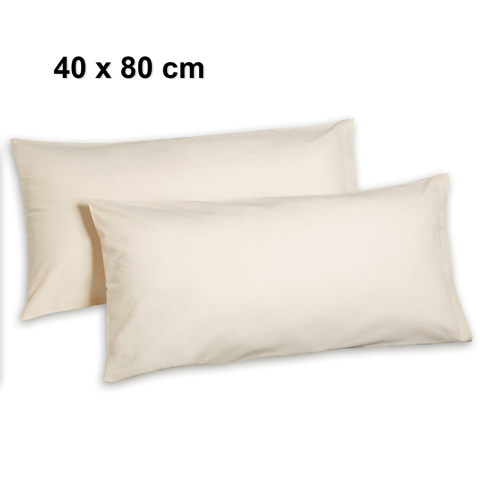 2er-Pack Kissenbezug - grün - 40x80 cm
