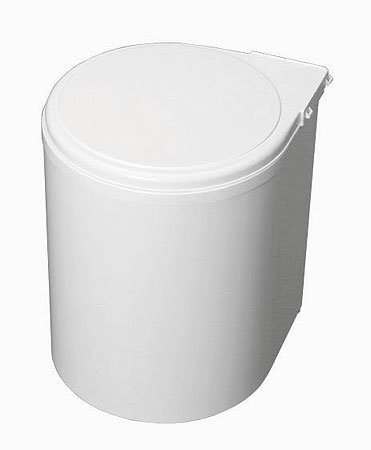 Einbau-Mülleimer - weiß - Kunststoff - 13 Liter