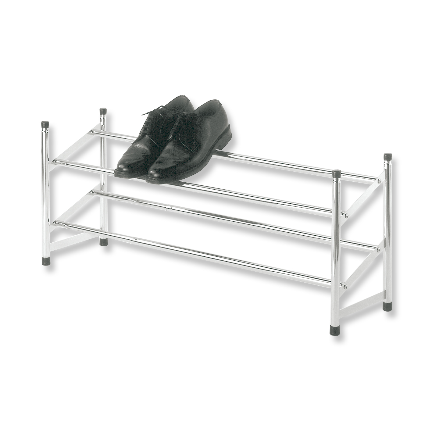 Schuhregal - chrom - 119 cm breit