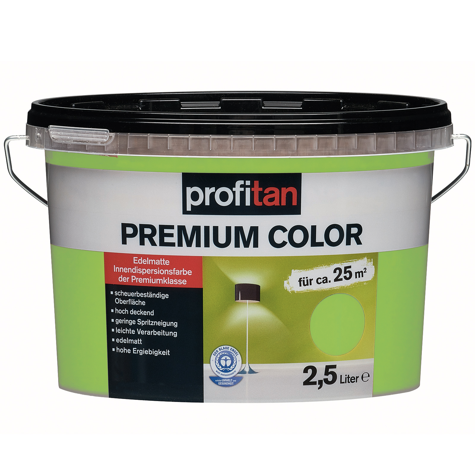 profitan Wandfarbe Premium Color - lemon tree edelmatt - 2,5 Liter