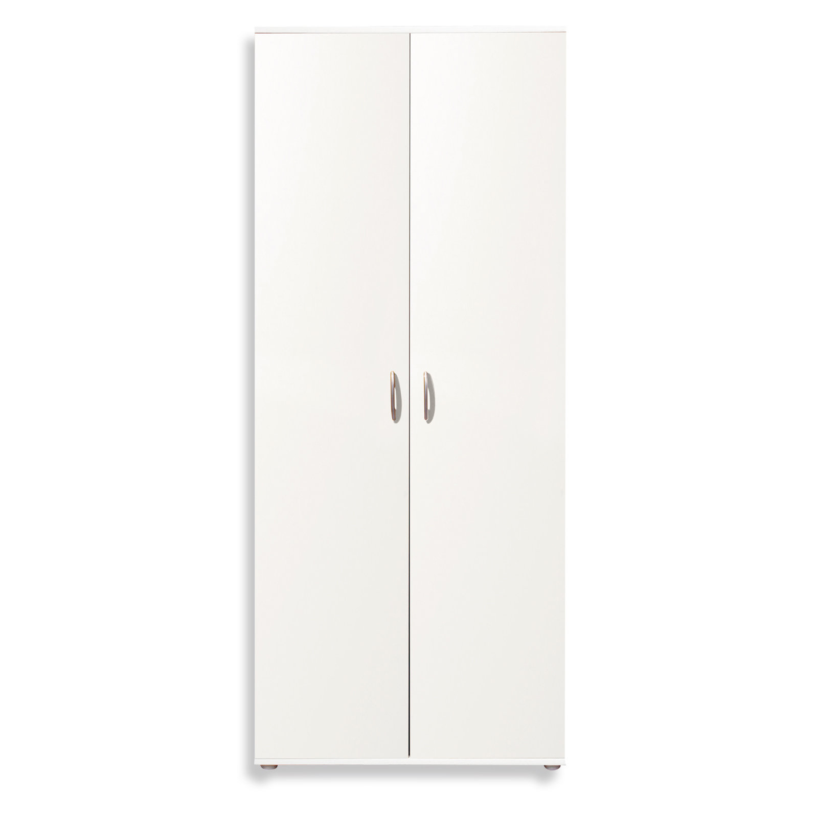 Schuhschrank - weiß - 2-türig - 70 cm breit