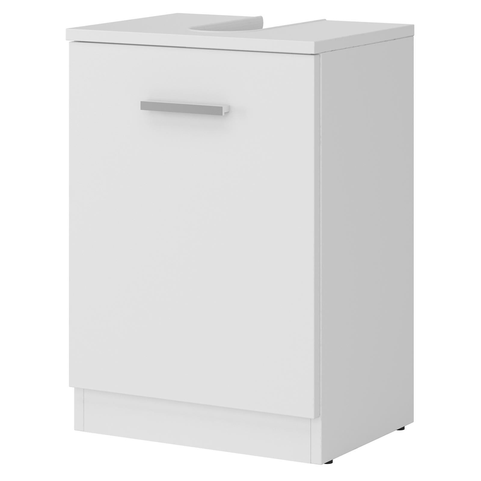Waschbeckenunterschrank - weiß - 38 cm breit