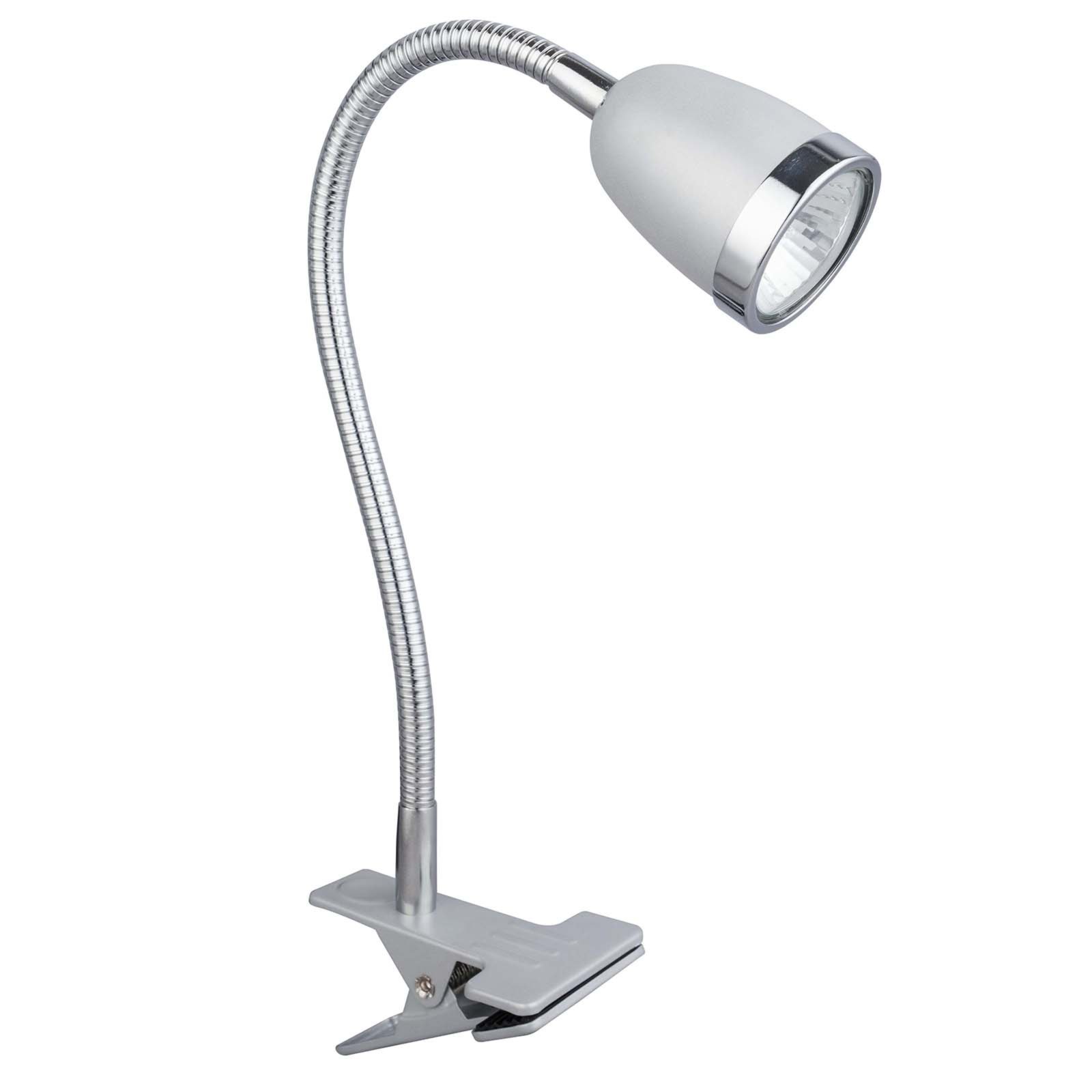 LAMPURA LED-Klemmleuchte - weiß-silber - Metall - 28 cm hoch | Online bei  ROLLER kaufen