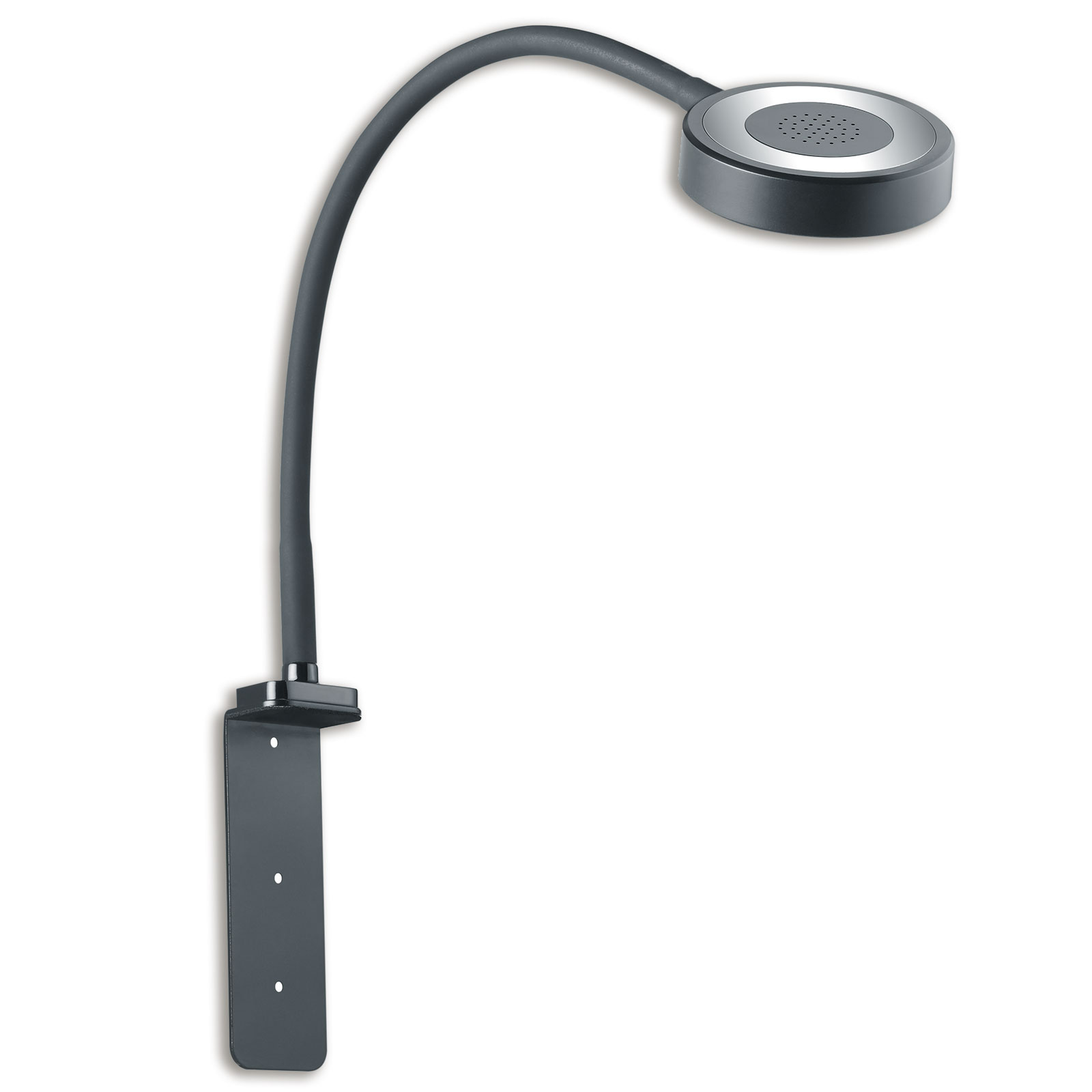 LAMPURA 2er-Set LED-Bettbeleuchtung - schwarz - mit Flexarm