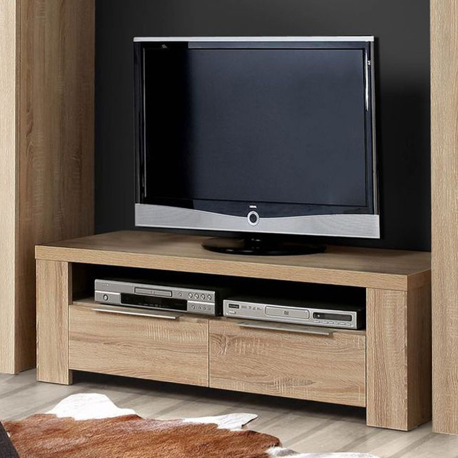 TV-Lowboard - Sonoma Eiche - 124 cm breit