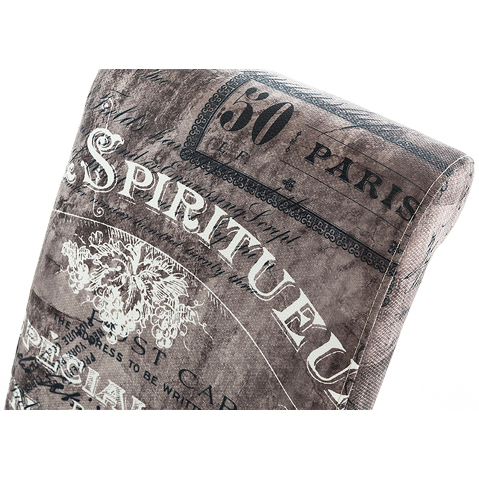 Polsterstuhl - Vintage - Webstoff - Buche massiv