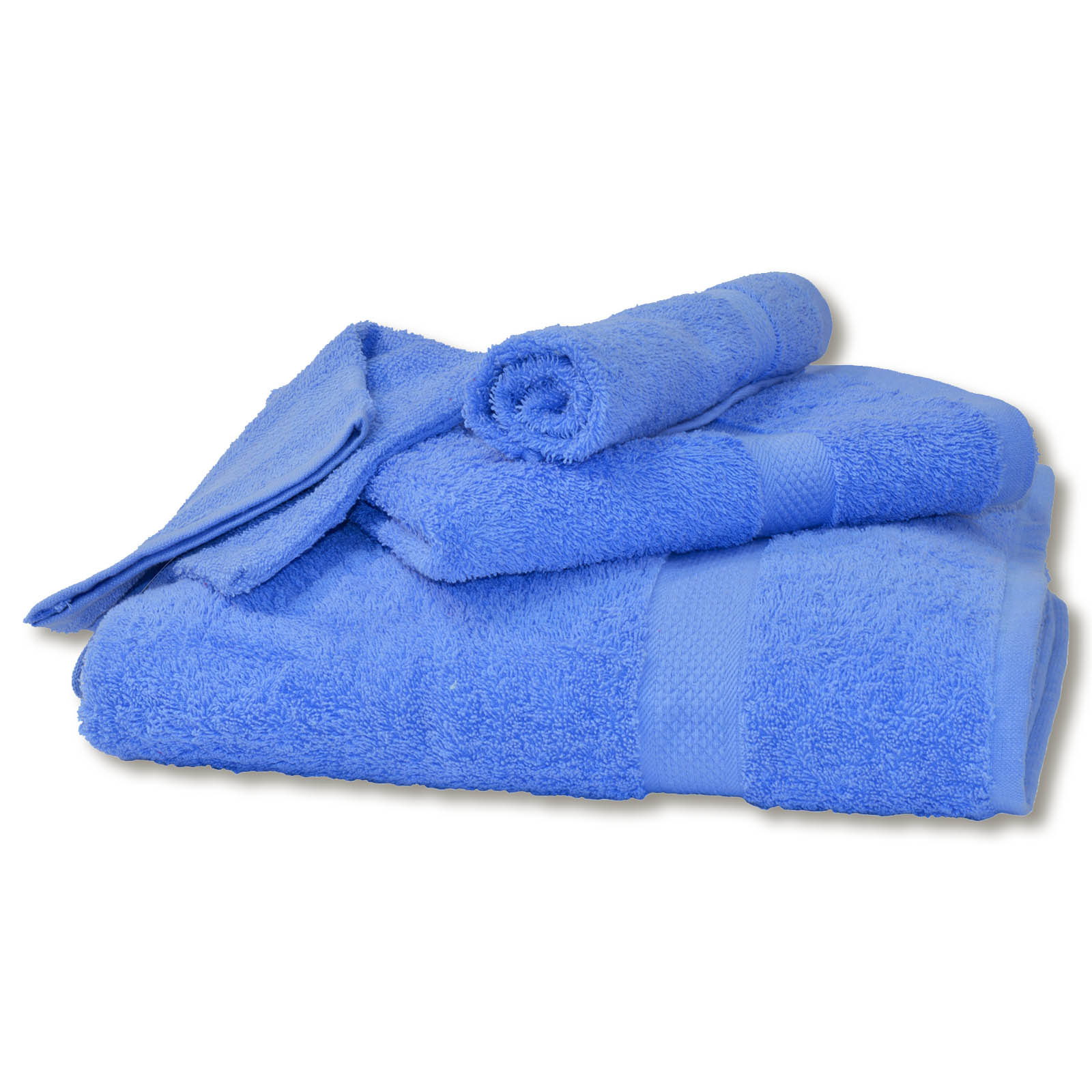 Badetuch - blau - 70x140 cm - Baumwolle