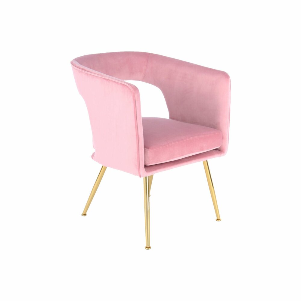 Stuhl JOLENE 125 - rosa-gold - samtweich | Online bei ROLLER kaufen