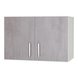 Hängeschrank - Betonoptik-weiß - 100 cm
