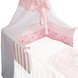 2-teiliges Bettset HEARTS - Nestchen und Himmel - pink