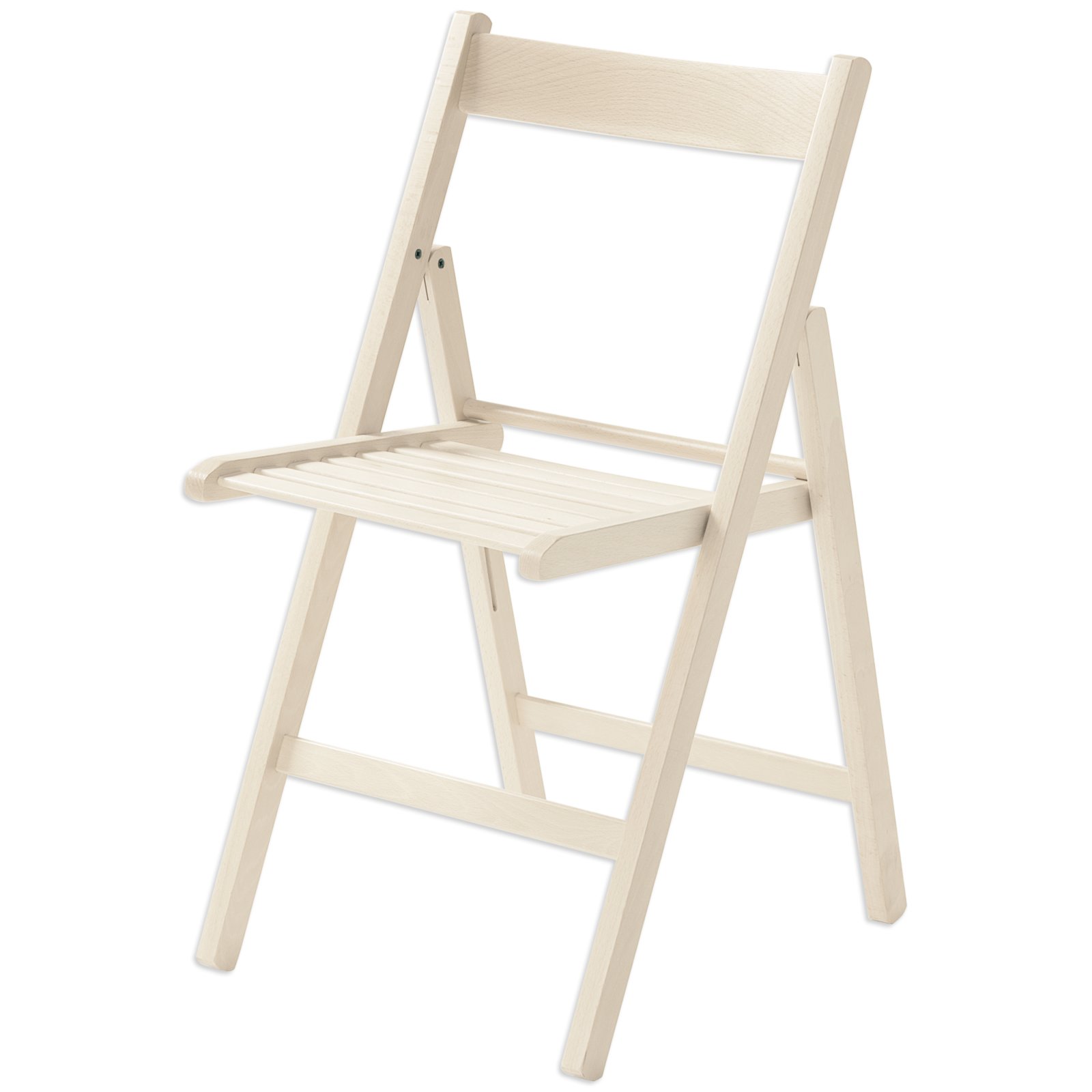 Klappstuhl KATJA - weiß - Buche massiv | Online bei ROLLER günstig kaufen!