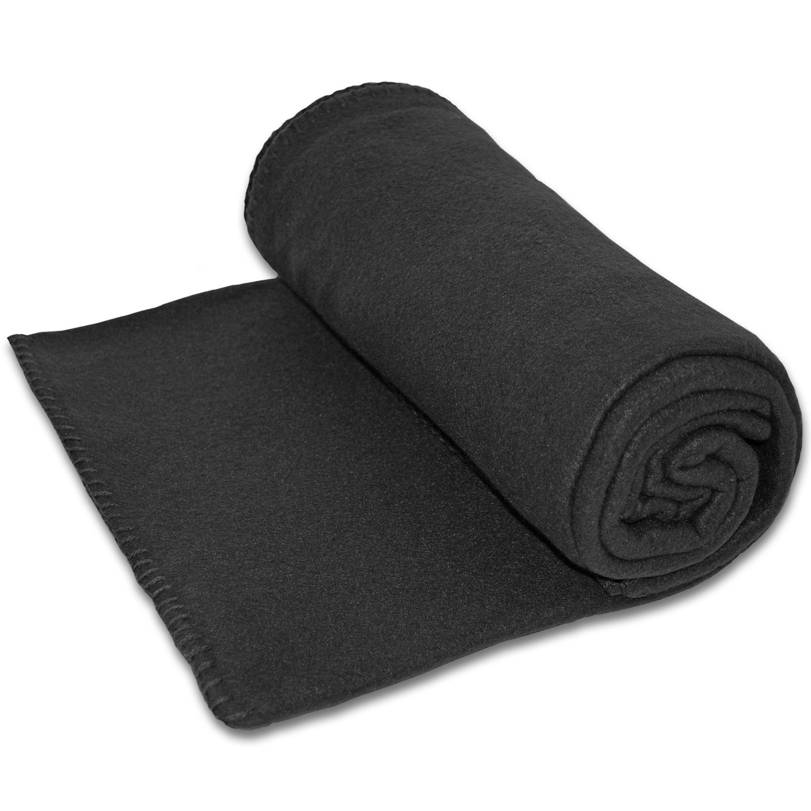 CleverPick Fleecedecke - schwarz - 130x160 cm