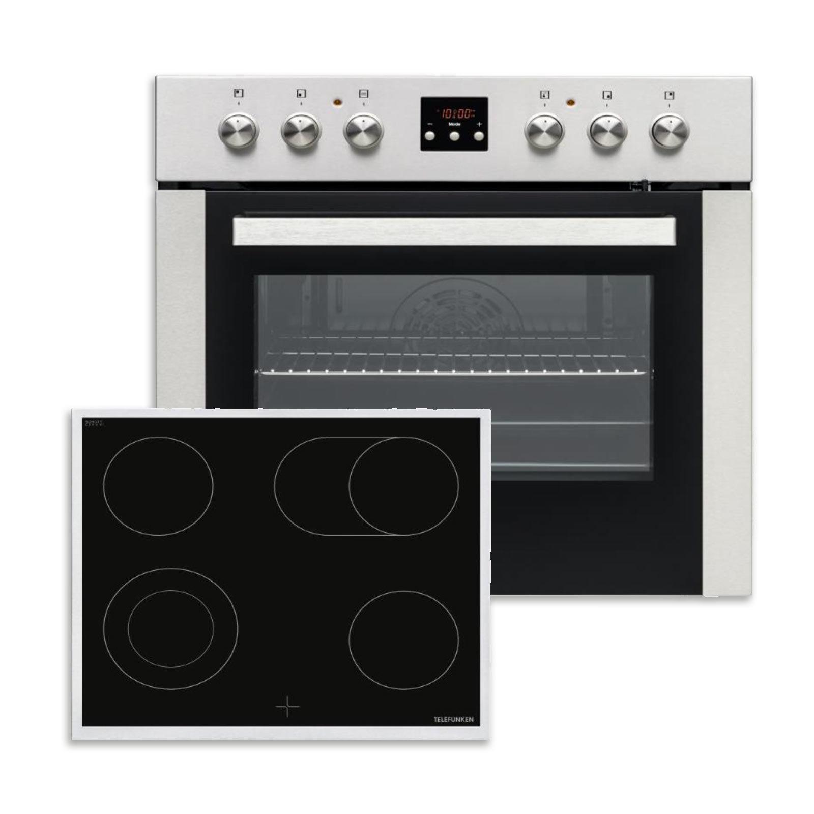 TELEFUNKEN Einbauherd-Set TFEH60EDS10 - A