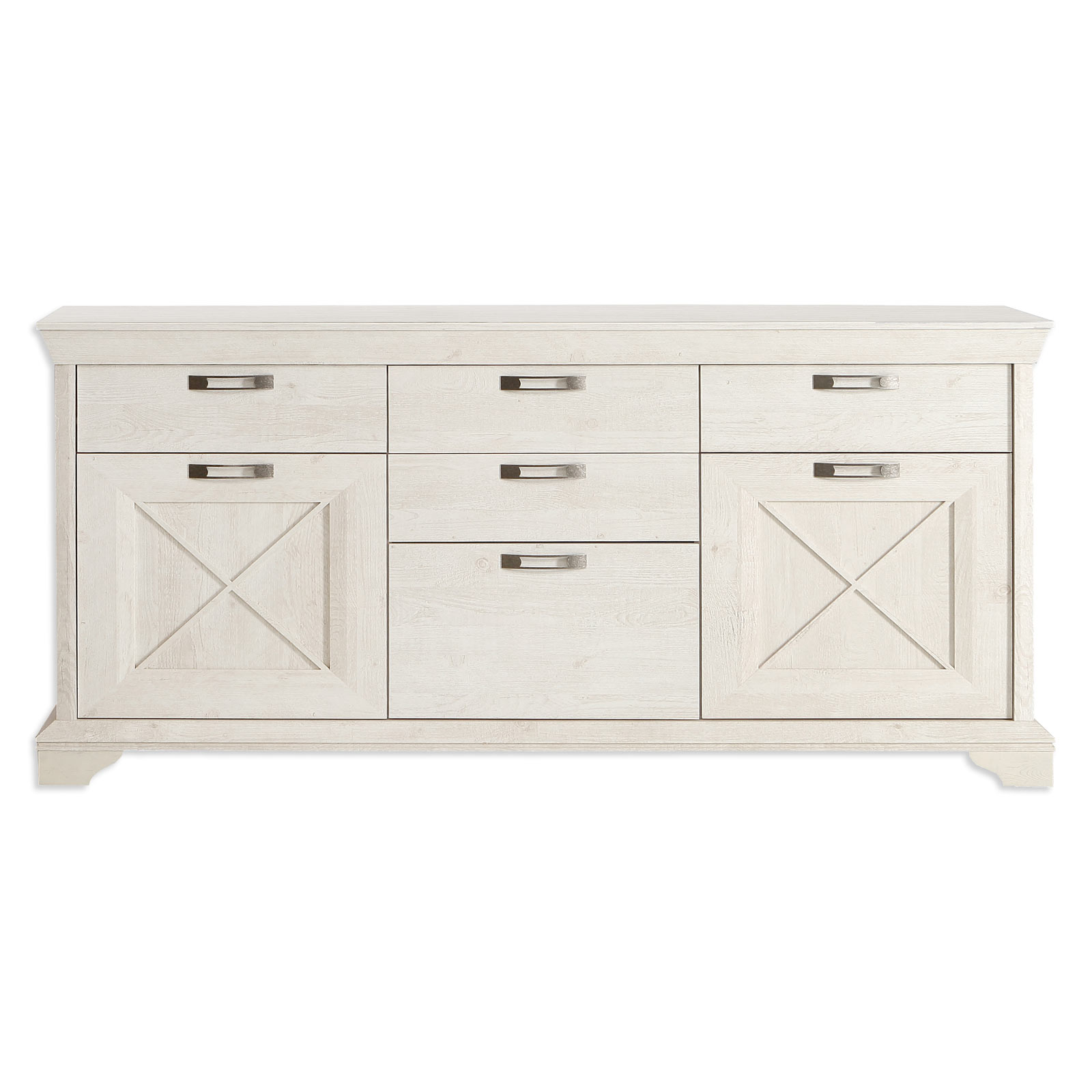 Sideboard - Pinie weiß - 178 cm breit
