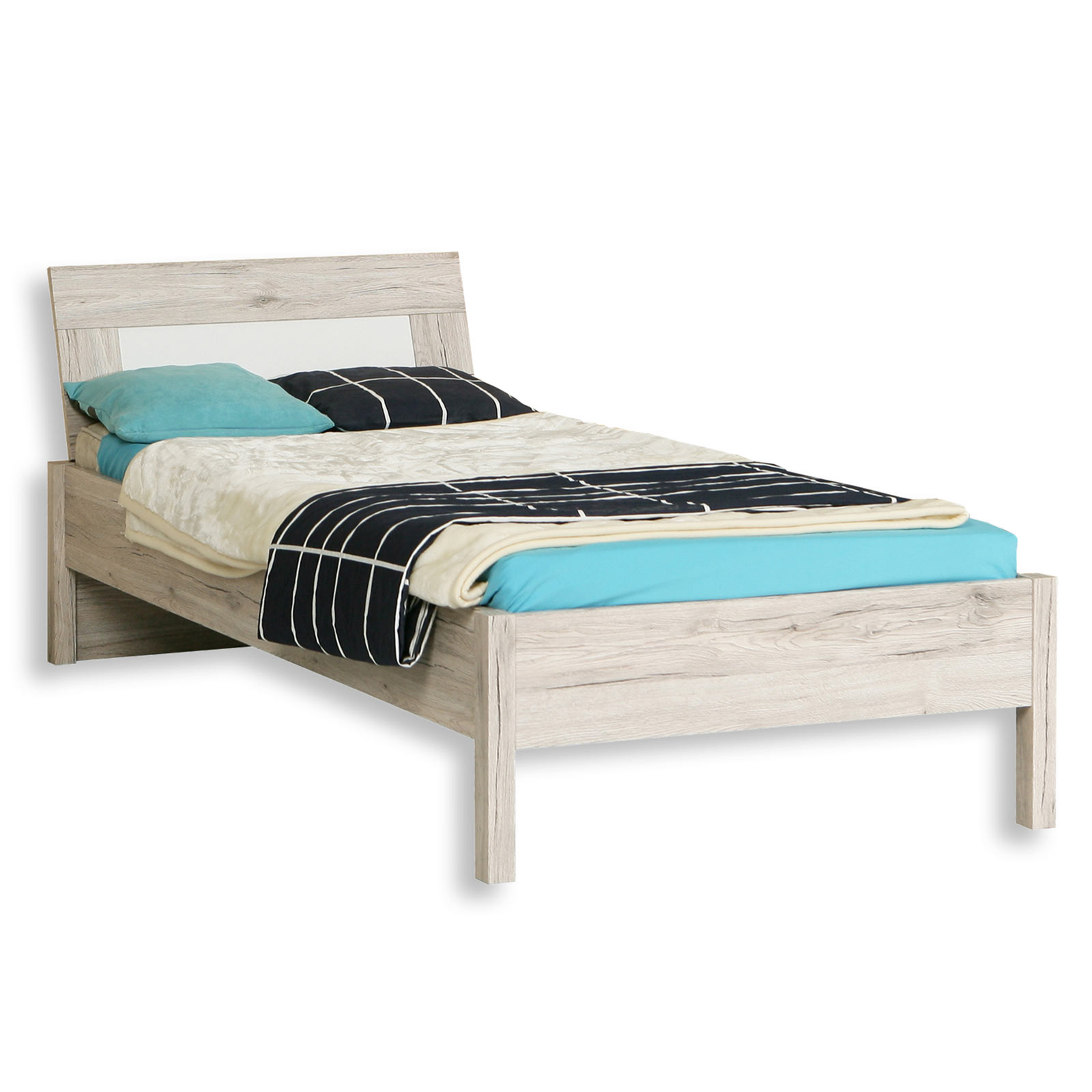 Jugendbett - Sandeiche - 90x200 cm