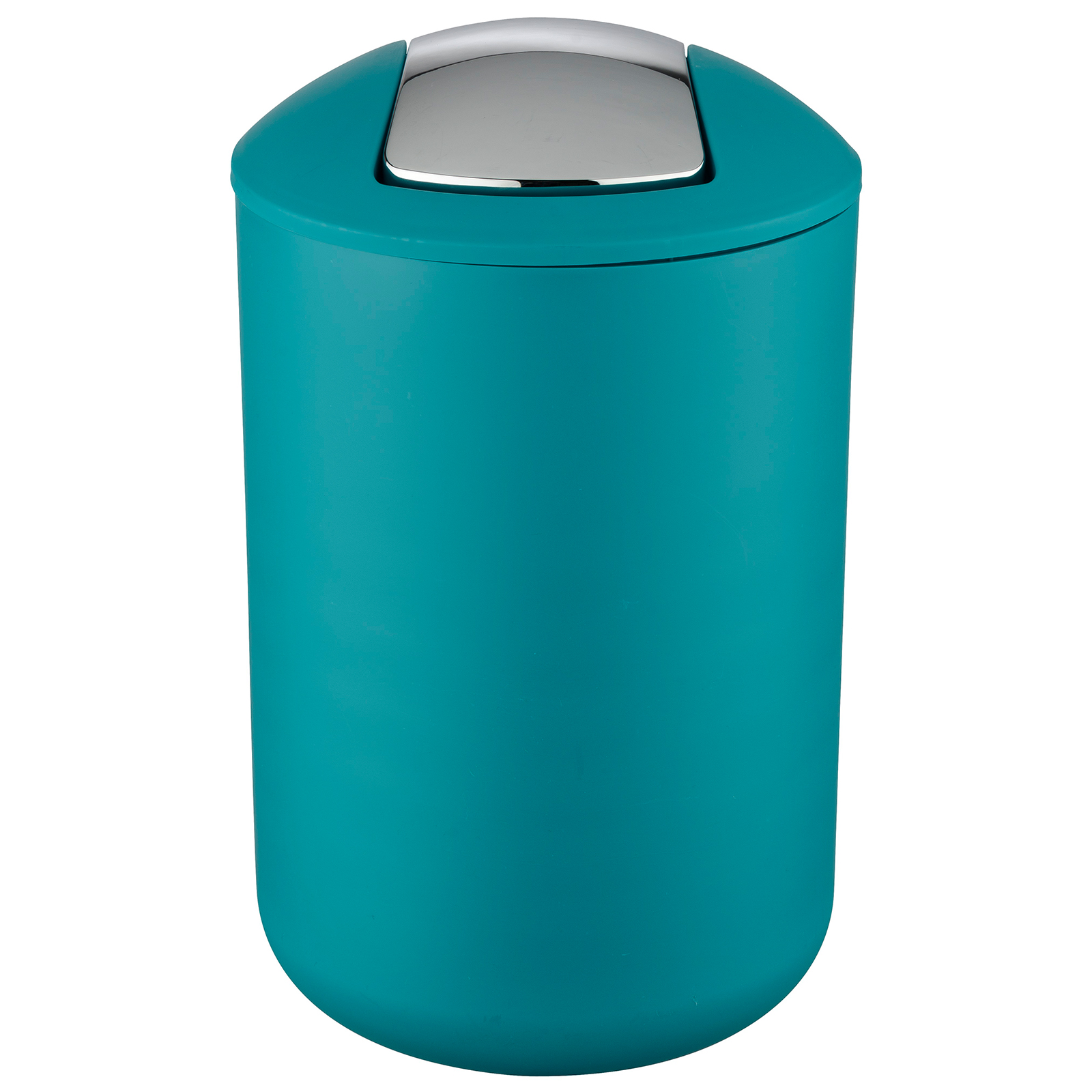 WENKO Schwingdeckel-Kosmetikeimer BRASIL - petrol - 6,5 Liter