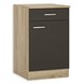 Anrichte - anthrazit-Sonoma Eiche - 50 cm breit