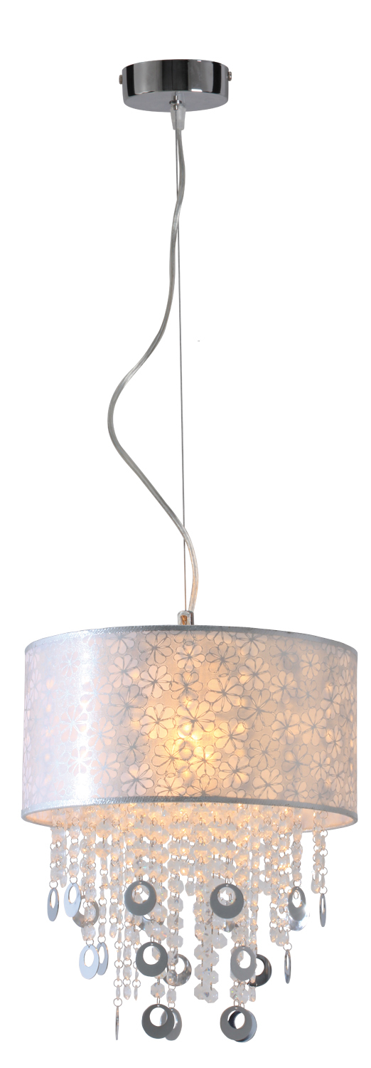 Kronleuchter CRYSTALLO - weiß - Ø 40 cm
