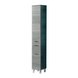 Hochschrank - graphit Querstreifen - 30 cm breit
