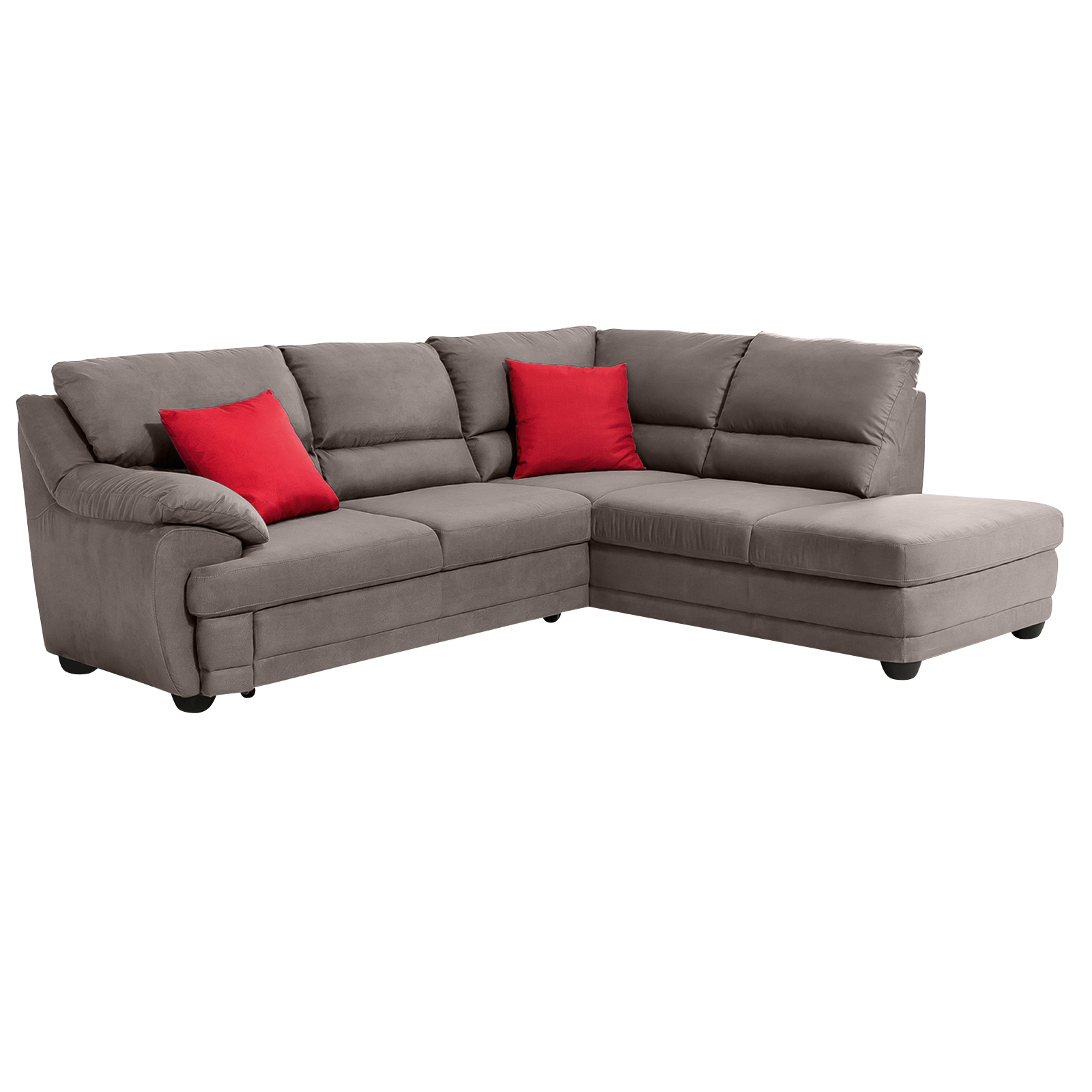 Ecksofa - beige - Liegefunktion