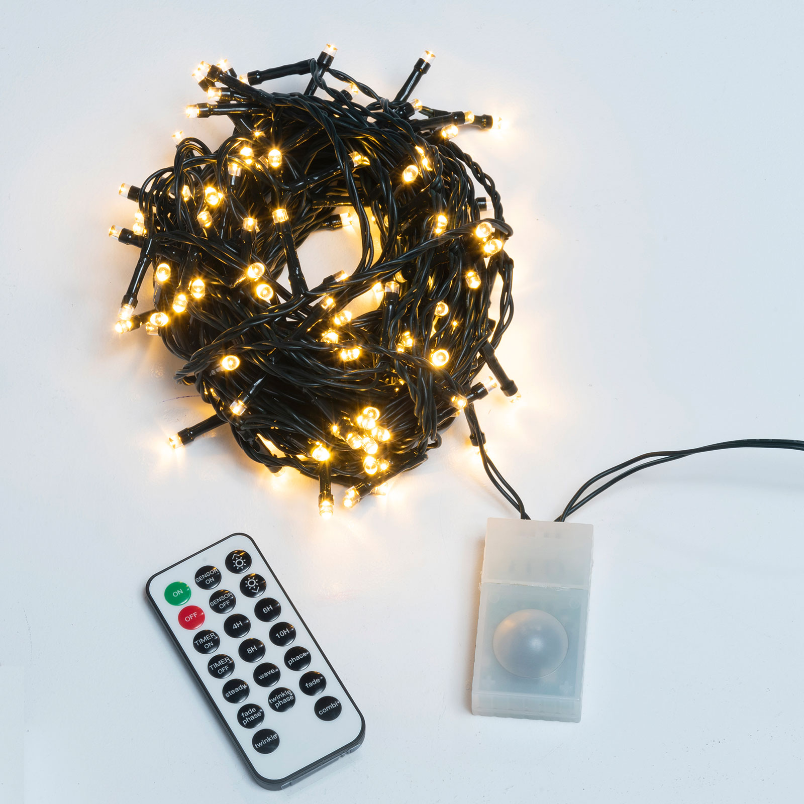 Sensor LED Lichterkette - 120 LED´s - 12 Meter