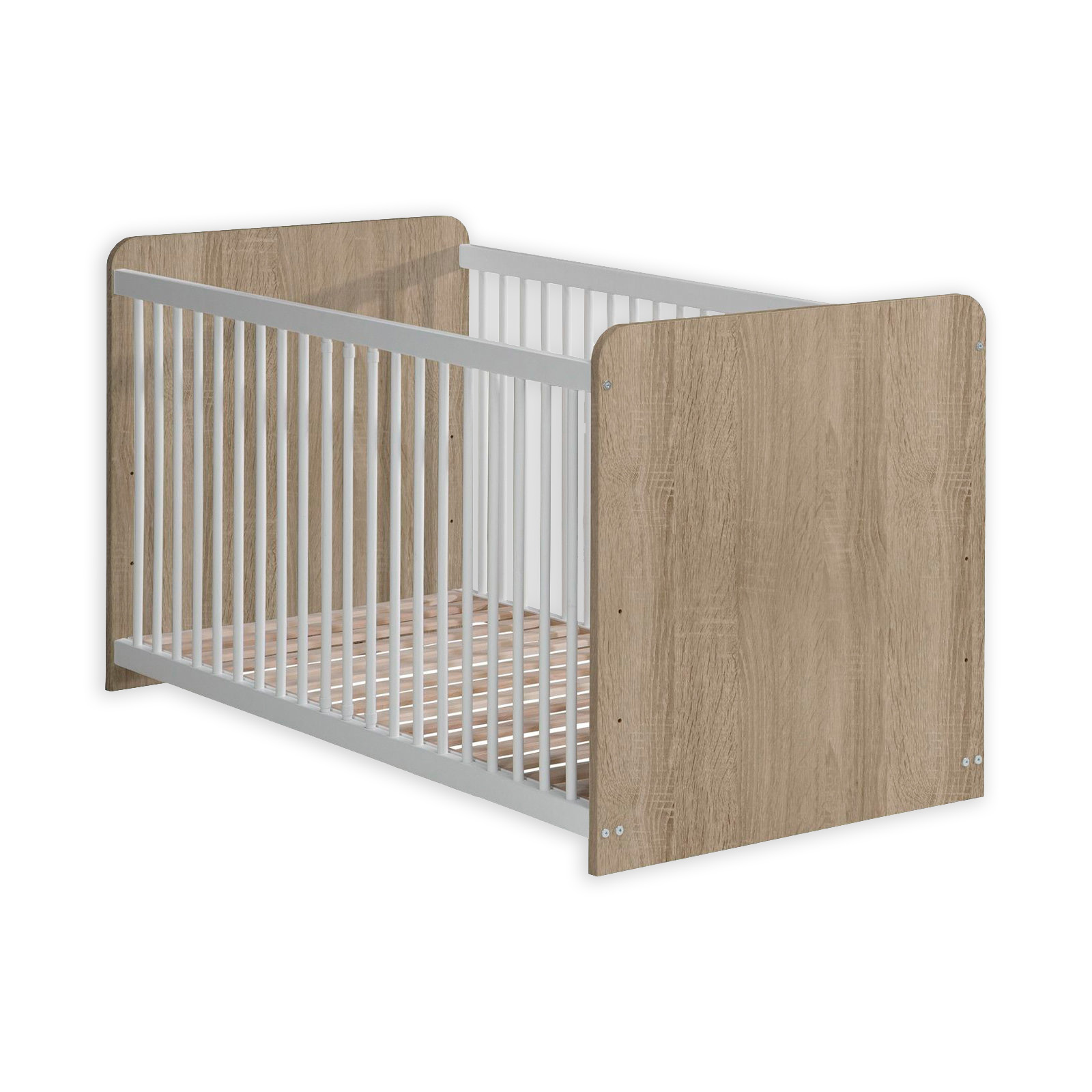 4-teiliges Babyzimmer-Set - Sonoma Eiche-weiß