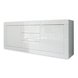Sideboard BASIC - weiß Hochglanz - 210 cm breit