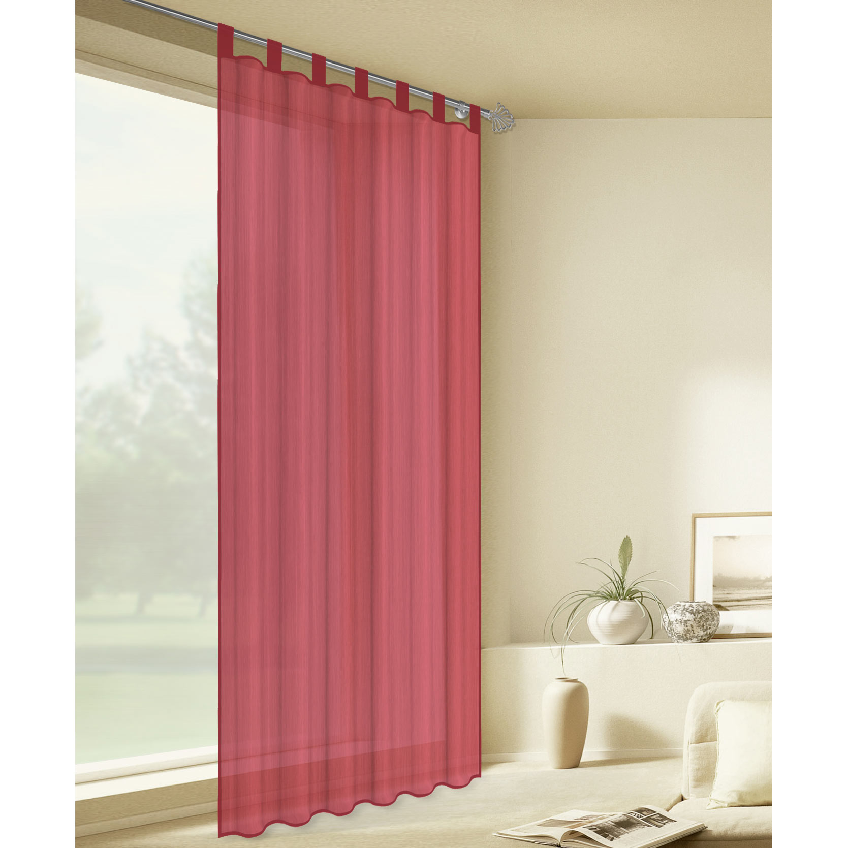CleverPick Schlaufenschal - dunkelrot - 140x225 cm