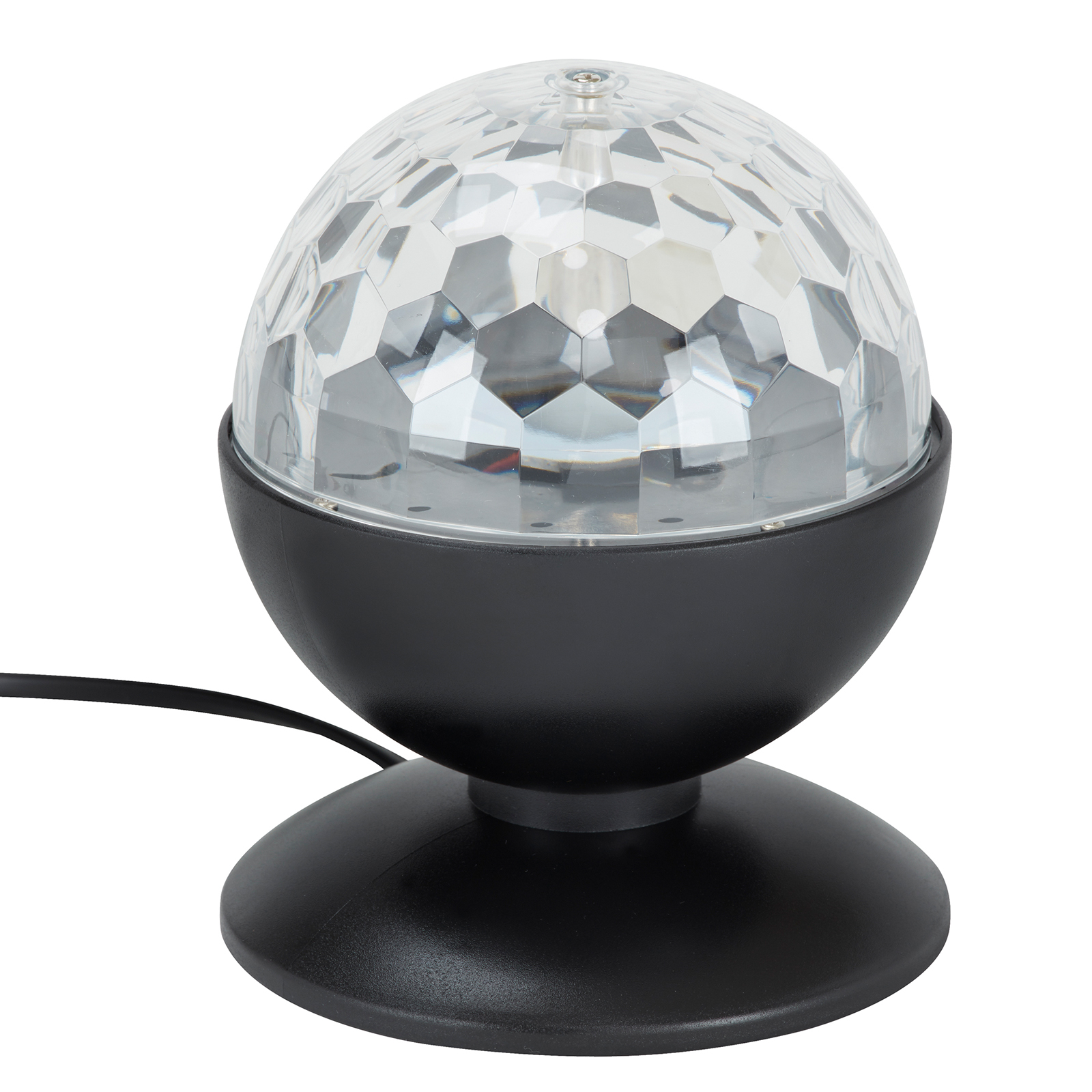 RGB-LED-Partylicht XXL - schwarz - Ø 12,5 cm