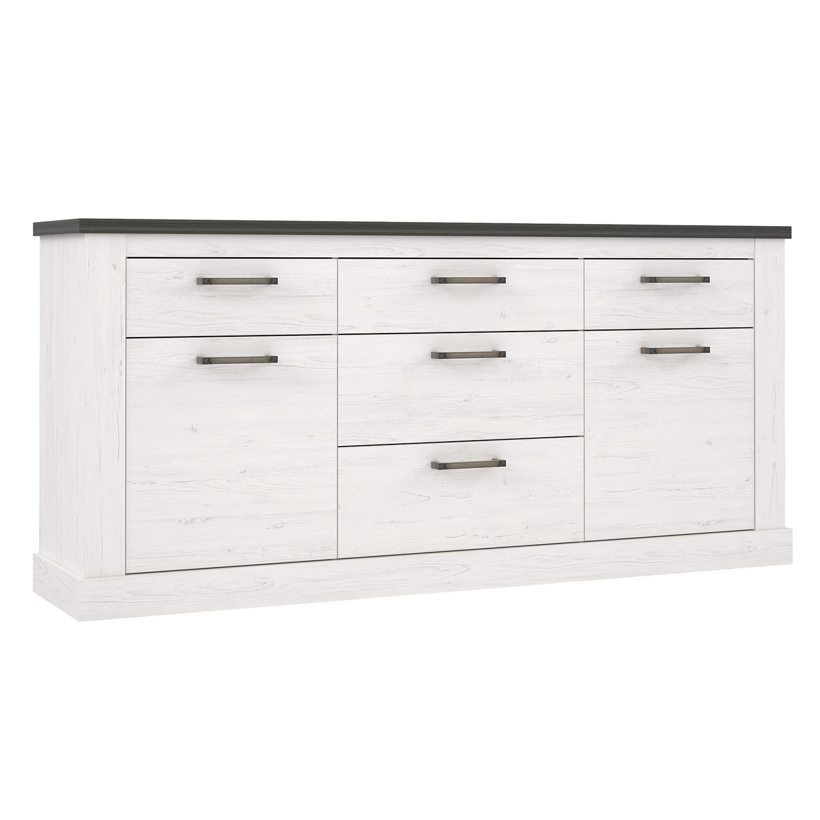Sideboard - Pinie weiß - Touchwood - 186 cm