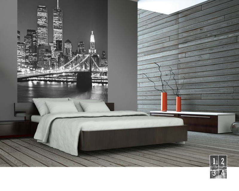 Fototapete 4-teilig Brooklyn Brücke