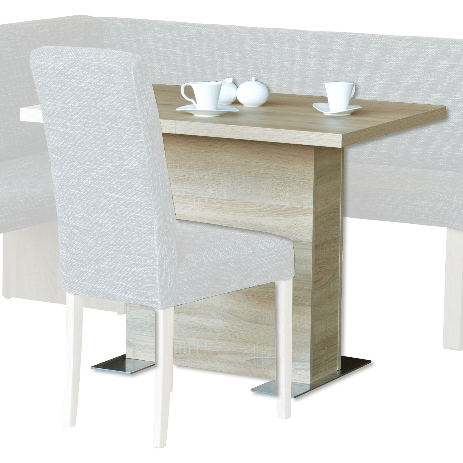 Tisch - Sonoma Eiche - ausziehbar - 76 cm hoch | Online bei ROLLER kaufen