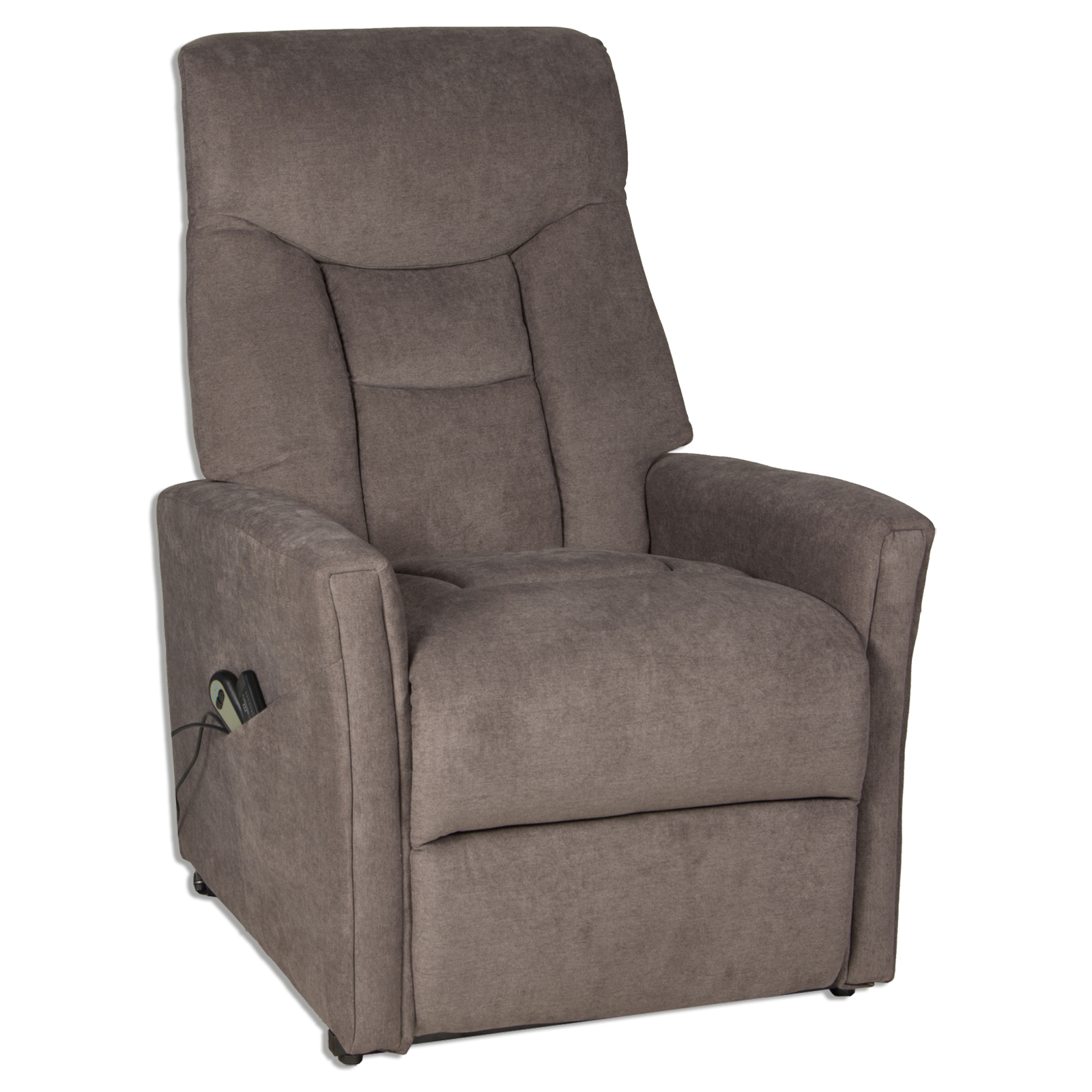 TV-Sessel - braun - mit Motor und Massagefunktion