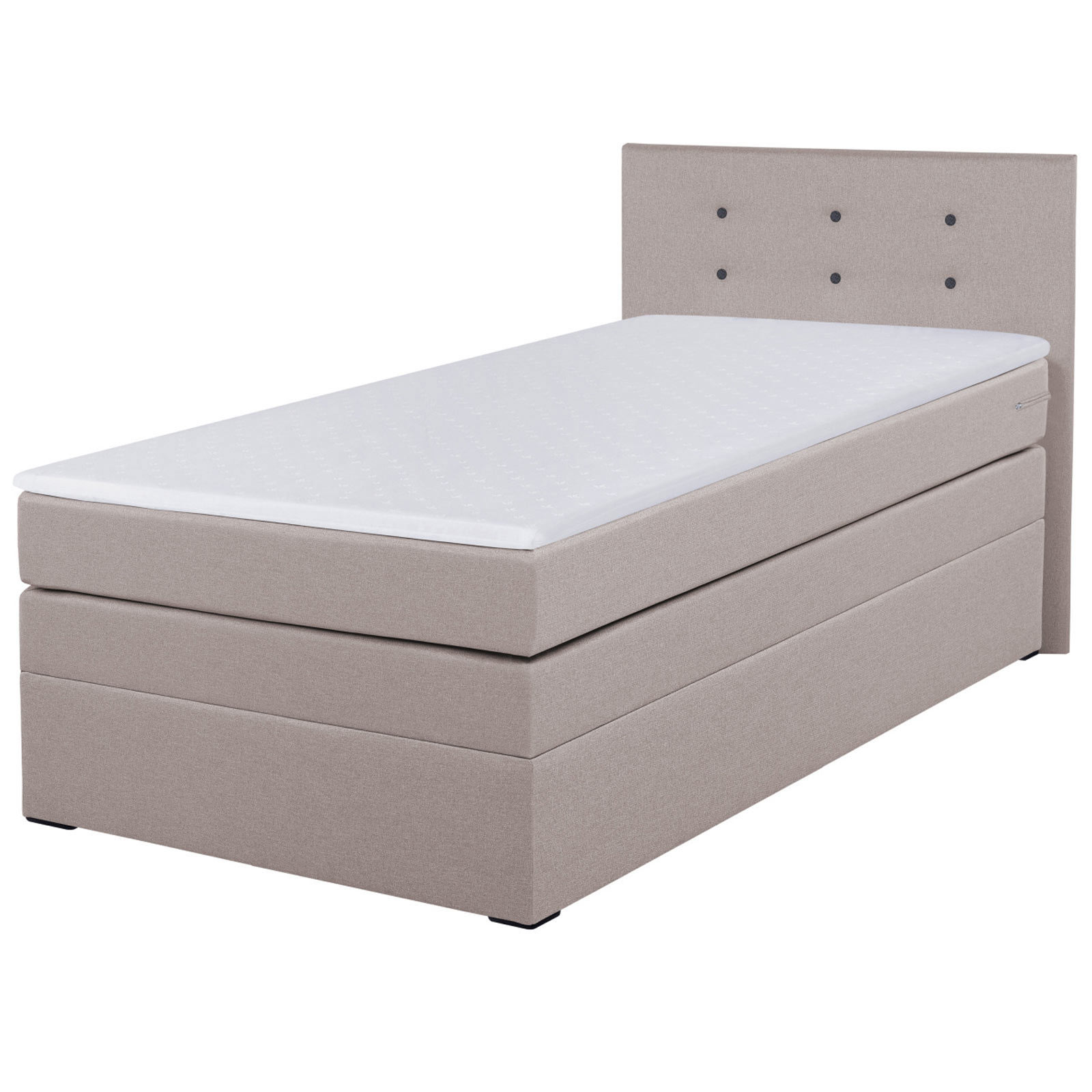 Boxspringbett - flamingo - H3 - 90x200 cm